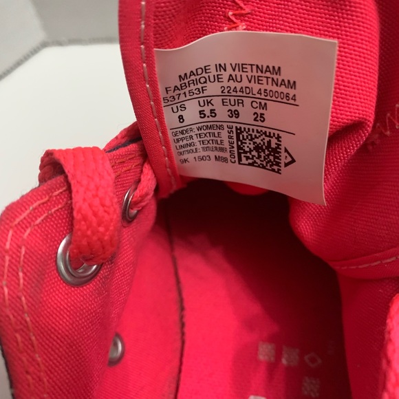 CONVERSE Dainty Denim Pink ALL STAR DAINTY Sneakers 8 - Picture 3 of 6